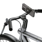 Shapeheart Innovation Française, Support téléphone vélo magnétique avec Plaque métallique adhésive Extra-Fine. Porte vélo électrique, vélo, Trottinette, VTT. Accessoire vélo