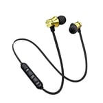 P Prettyia Wireless Headphones, Bluetooth 4.2 XT11 Waterproof Playtime Bluetooth Headphones, Sports Earbuds For Running Gym Running Workout - Golden, as described
