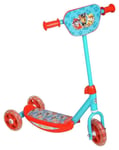 PAW PATROL 3 WHEELED PUSH SCOOTER WITH FRONT PLATE TRI BOYS KIDS NS 7010