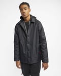 Mens Nike Kyrie Hooded Fleece Lined Jacket Coat Black Size Medium AJ3527-010