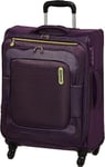 American Tourister Duncan Expandable Suitcase Small Cabin 58cm Purple