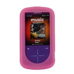 NEW Pink Silicone Skin for SanDisk Sansa Fuze Plus+ Case MP3 Fuse+ Cover Holder