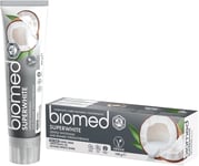 Biomed Superwhite 97% Natural Whitening Coconut Toothpaste|Fluoride Free | 100g