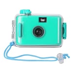 Qazwsxedc For you Lzw SUC4 5m Waterproof Retro Film Camera Mini Point-and-shoot Camera for Children (Black) XY (Color : Cyan)
