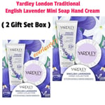 Yardley London Traditional English Lavender Mini Soap Hand Cream(2 Gift Set Box)