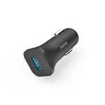 Hama Chargeur Allume Cigare USB (Chargeur de Voiture, 6 W, pour Samsung Galaxy S21 S22, Xiaomi, Sony, iPhone XR/XS Max/ 8 Plus, Huawei, LG, Wiko) Noir