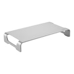 LogiLink Aluminum Tabletop Monitor Riser Pied pour écran - ordinateur portable (Ultra mince) aluminium plateau de table