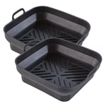 Tower Airfryer Pack of 2 Square Foldable Trays
