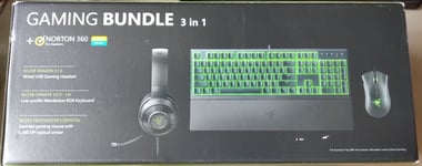 Razer Gaming Bundle 3 in 1 V3 X Keyboard Mouse and Headset New