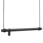 LIND dna - Swing L garderobestang 110 cm svart eik/svart
