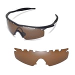 New Walleva Polarized Brown Vented Lenses For Oakley M Frame Strike Sunglasses
