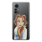 ERT GROUP mobile phone case for Xiaomi MI 12 LITE original and officially Licensed Disney pattern Bella 003 optimally adapted to the shape of the mobile phone, partially transparent