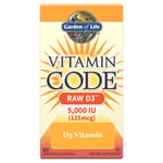 Garden of Life Vitamin Code RAW D3 5000 IE