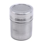 SONGFENG Seasoning Pot Stainless Steel Chocolate Cocoa Powder Shaker Salt Jar Cans Bottle Spice Container with Cap Kitchen Supplies