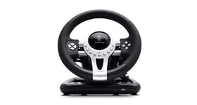 Spirit of gamer – race wheel pro 2 – volant de course avec pédales, palettes et levier de vitesse – rotation du volant – support de fixation –