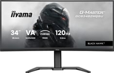 Iiyama Gcb3482wqsu-B1, 86,4 Cm (34"), 1440 X 3440 Pixlar, Ultrawide Quad Hd, Led, 0,6 Ms, Svart