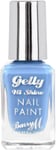 Barry M Gelly Hi Shine Nail Paint, Berry Parfait | Blue Glossy Nail Polish