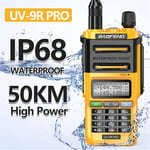 Walkie Talkie UV-9R PRO Waterproof V/UHF Ham Radio High Power Two Way Radios