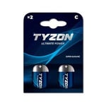 Tyzon Batteri C LR14 superalkalisk 2 stk