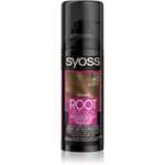Syoss Root Retoucher Touch-up hårfarve til rødder på spray Skygge Brown 120 ml