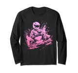 Go Kart Racing Girls Racer Pink Long Sleeve T-Shirt