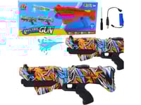 Elektrisk Vattenpistol Automatisk Graffiti Orange Räckvidd 10M Lean Toys