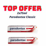 PARODONTAX Stop Bleeding Gums Toothpaste 2x75ml Classic TOP OFFER UK Stock