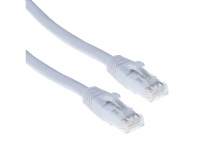 ACT White 0.50 meter U/UTP CAT6A patch cable snagless with RJ45 connectors
