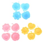 1pcs Children Tableware Non-slip Bowl Suction Pads Baby Plate Ki Blue 0