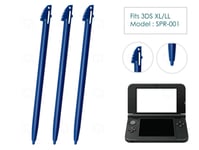 3 x Blue Stylus for Nintendo 3DS XL/LL Plastic Stylus Replacement Parts Pen