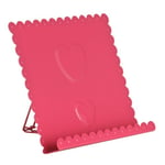 Premier Housewares Heart Design Cookbook Stand - Hot Pink