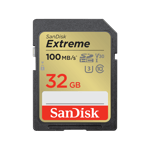 SANDISK – Extreme PLUS 32GB SDHC 100MB/s UHS-I C10 (SDSDXWT-032G-GNCIN)
