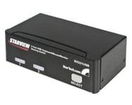 StarTech.com Switch KVM USB VGA professionnel à 2 ports avec câbles - Kit commutateur écran clavier souris
