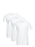Jjeorganic Basic Tee Ss 3Pk Mp Jnr Tops T-shirts Short-sleeved White Jack & J S
