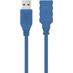 Levitantes Câble USB Type-A/M-A/H, Mâle-Femme, Câble USB 3.0 Rallonge Bleu, 2 m