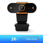 Auto Focus 2k Webcam 1080p Web Camera+microphone Smart Webcams