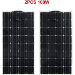 Panneau solaire Flexible 300w 200w 100w ETFE PET, cellule PV photatique, chargeur de batterie 12V 24V 400w, Kit système [749C66B]