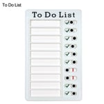 Checklista Dagsplanerare Självdisciplin Punch Card ATT GÖRA LISTA To Do List