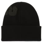 Dsquared2 Logo Embroidered Beanie Black Ribbed Knit Hat Knitted Hat Beanie