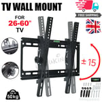 TILT TV WALL BRACKET MOUNT LCD LED PLASMA 32 37 40 42 46 50 52 55 INCH LG SONY