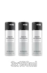 David Beckham Classic Homme Anti-perspirant Deodorant Body Spray Pack Of 3x150ml