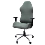 ZHFEL Stretch Gaming Chair Covers,Ergonomic Office Computer Game Chair Protector Removable Washable Rotating Chair Slipcovers-green