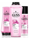 Schwarzkopf Gliss Kur Liquid Silk Shampoo dull hair - 3 pack