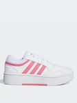 Adidas Sportswear Women'S Hoops 3.0 Bold Trainers - White/Pink