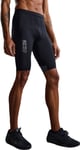 2XU Light Speed React Compression Shorts M Löparshorts Black/White Reflective, S