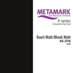 Metamark Vinyl Matt - Folie 32 x 100 cm Black Svart