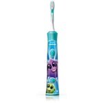 Philips Sonicare For Kids HX6322/04 Sonisk elektrisk tandbørste med bluetooth til børn Aqua 1 stk.
