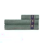 Lexington Herringbone Handduk 50x70 Grön