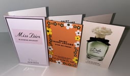 Miss Dior Blooming Bouquet & Marc jacobs Daisy Ever So Fresh & Dolce By D&G Vial