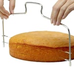Cake Leveller Wire Slicer Cutter Adjustable Layer Stainless Steel Tool 1.take Off The Rubber feet and take Off one of The Wire(This is for Spare) 2. Adjust The remaining Wire to The Desired Position